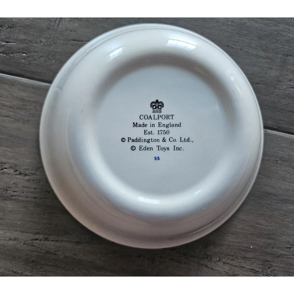 Vtg Paddington Bear Children's Ceramic Bowl England Collectible Replacement